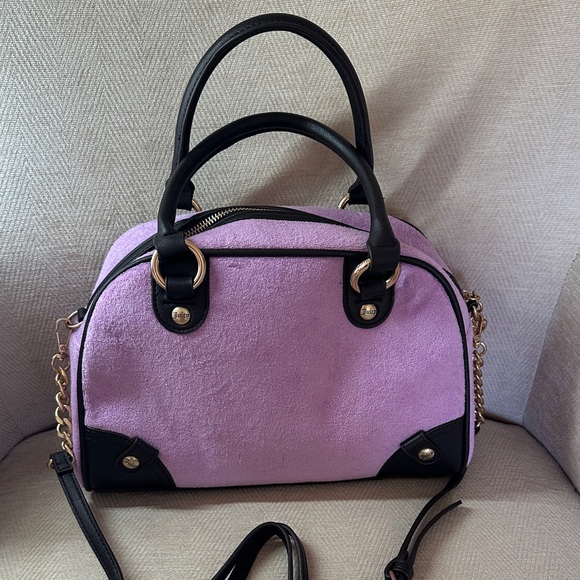 Rachel Zoe Glossy Black Clutch with Crystal Accents - Picture 14 of 16